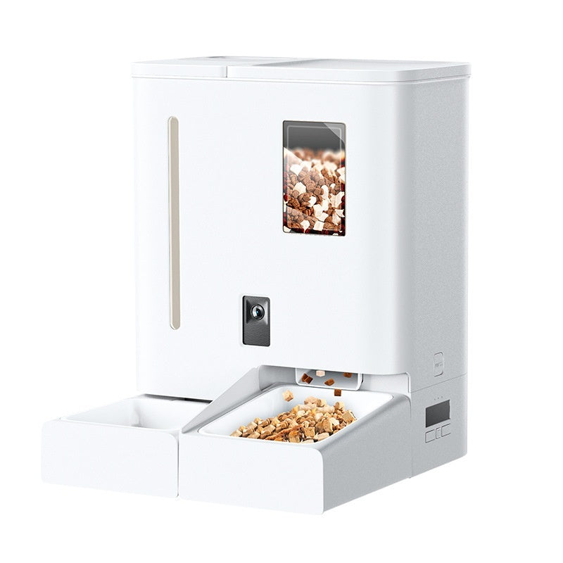 HKM-5405757 Wireless Smart Automatic Pet Feeder with WiFi and Video for Cats