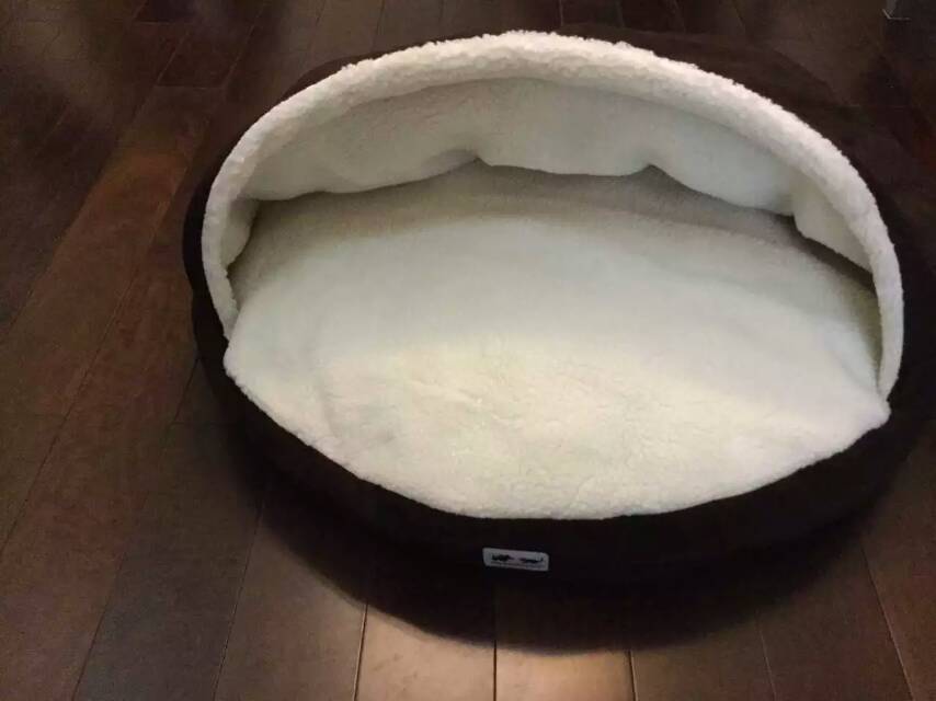 HKM-5406013 Wool Thickened Removable Half Roof Cat House for Comfort and Warmth
