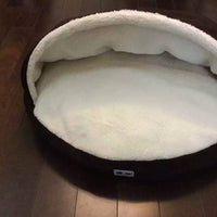 HKM-5406013 Wool Thickened Removable Half Roof Cat House for Comfort and Warmth