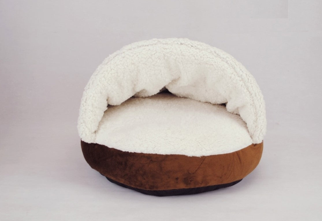 HKM-5406013 Wool Thickened Removable Half Roof Cat House for Comfort and Warmth
