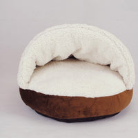 HKM-5406013 Wool Thickened Removable Half Roof Cat House for Comfort and Warmth