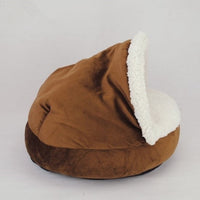 HKM-5406013 Wool Thickened Removable Half Roof Cat House for Comfort and Warmth