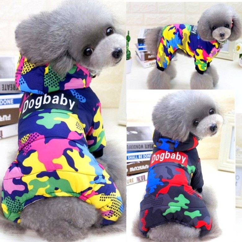 HKM-5406397 Winter-Ready Thick Cotton Padded Dog Overall for All Breeds