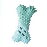 HKM-5406781 Dog Toy for Teeth Cleaning and Food Dispensing - Floating TPR Sticks, Crescent, Ball, and Bone