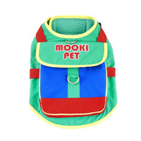 HKM-5407549 Mookipet Medium-Sized Dog Pet Traction Strap in Green - Casual Polyester Clothing for Cats and Dogs