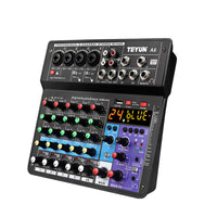 HKM-540755 Bluetooth Sound Card Mixer with Microphone Effects and USB Compatibility