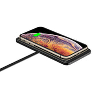 HKM-540755 Wireless Charging Car Anti-Skid Pad for Smartphones - 5W/7.5W/10W Output, Silicone, Compact Design