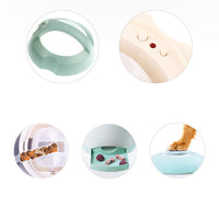 HKM-5407933 Automatic Button-Activated Pet Feeder for Dogs with USB Charging, Non-Toxic Material