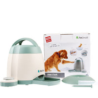 HKM-5407933 Automatic Button-Activated Pet Feeder for Dogs with USB Charging, Non-Toxic Material