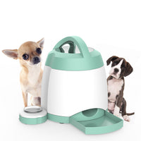 HKM-5407933 Automatic Button-Activated Pet Feeder for Dogs with USB Charging, Non-Toxic Material
