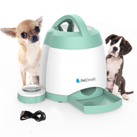 HKM-5407933 Automatic Button-Activated Pet Feeder for Dogs with USB Charging, Non-Toxic Material