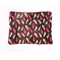 HKM-5408573 Pet Cartoon Winter Blanket - Thick, Warm Cloth in Fishbone and Bone Patterns, Sizes S to XL