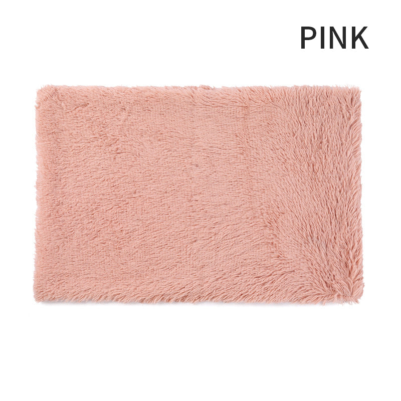 HKM-5409213 Ultra Soft Washable Dog Bed with Non-Slip Bottom and Matching Cover - Fluffy Mat for Small to Large Dogs