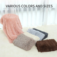 HKM-5409213 Ultra Soft Washable Dog Bed with Non-Slip Bottom and Matching Cover - Fluffy Mat for Small to Large Dogs