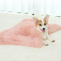 HKM-5409213 Ultra Soft Washable Dog Bed with Non-Slip Bottom and Matching Cover - Fluffy Mat for Small to Large Dogs