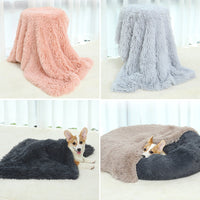 HKM-5409213 Ultra Soft Washable Dog Bed with Non-Slip Bottom and Matching Cover - Fluffy Mat for Small to Large Dogs