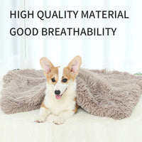 HKM-5409213 Ultra Soft Washable Dog Bed with Non-Slip Bottom and Matching Cover - Fluffy Mat for Small to Large Dogs