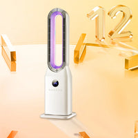 HKM-541075 Bladeless 2000W Electric Fan Heater with Night Light for Home Office Use