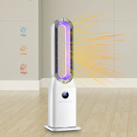 HKM-541075 Bladeless 2000W Electric Fan Heater with Night Light for Home Office Use