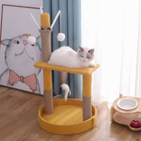 HKM-5411005 Climbing Frame with Nest - Plush Fish Design, Double Layer & Single Platform, 40*26*27cm