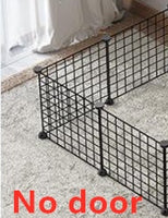 HKM-5411389 Creative DIY Indoor Pet Wire Fence for Cats and Small Dogs - Black, 17 to 53 Pieces Available