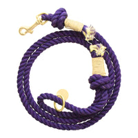 HKM-5411517 Hand Woven Cotton Dog Traction Rope - 12mm Thick, 150cm Long