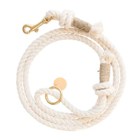 HKM-5411517 Hand Woven Cotton Dog Traction Rope - 12mm Thick, 150cm Long