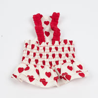 HKM-5412285 Korean Style Blue and Red Love Sling Dog Clothes in Cotton for All Sizes