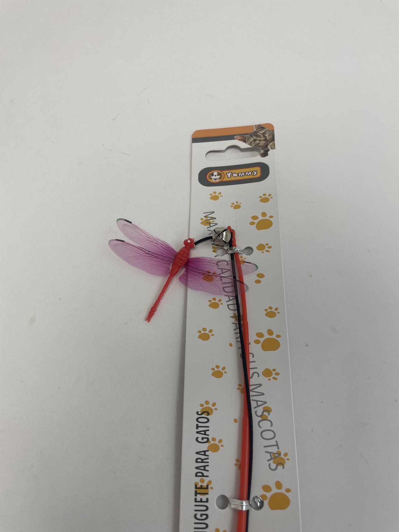 HKM-5412541 Small Dragonfly Cat Teaser Wand for Interactive Play and Exercise