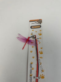 HKM-5412541 Small Dragonfly Cat Teaser Wand for Interactive Play and Exercise