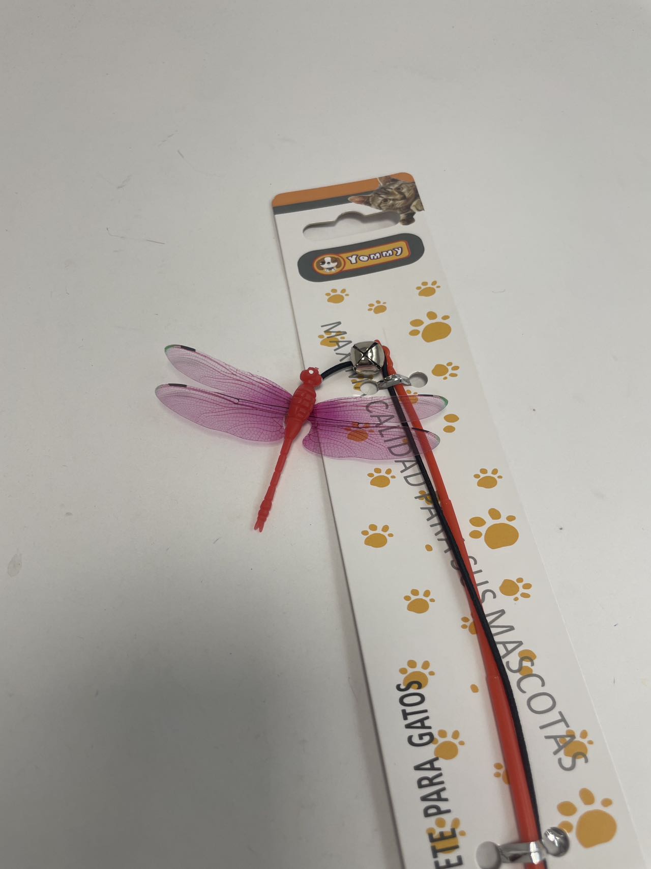 HKM-5412541 Small Dragonfly Cat Teaser Wand for Interactive Play and Exercise