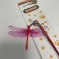 HKM-5412541 Small Dragonfly Cat Teaser Wand for Interactive Play and Exercise