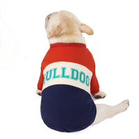 HKM-5412797 Cotton Pet Sweater for Autumn and Winter in Green and Wine Red
