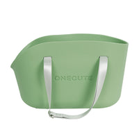 HKM-5413949 Portable One-Shoulder Pet Carrier Bag with Pillow and Warm Cover in Twilight White and Dark Green