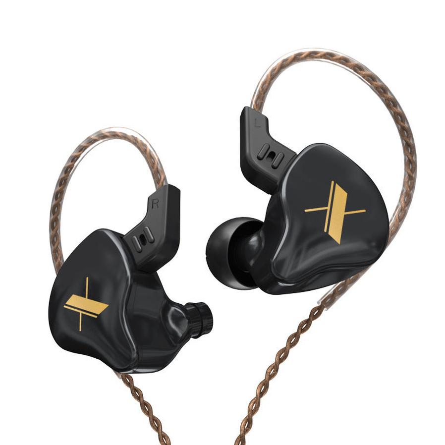 HKM-541523 In-Ear Wired Headphones with Microphone, 10-20000 Hz Frequency Response, Noise-Cancelling for Sports and Music