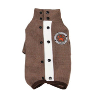 HKM-5415869 Warm and Cozy Winter Teddy Coat for Small Dogs with Adjustable Belly Protector and Reflective Safety Features