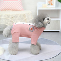 HKM-5415869 Warm and Cozy Winter Teddy Coat for Small Dogs with Adjustable Belly Protector and Reflective Safety Features