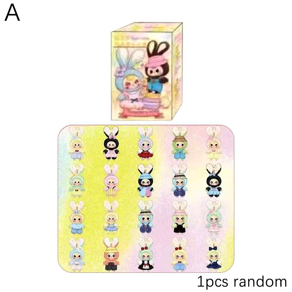 HKM-5417149 Plush Blind Box Doll Set - Creative Decorative Hangings, Cute and Fun Collectible Toys