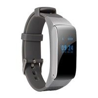 HKM-541715 Smart Bracelet with Bluetooth Headset, Touch Screen, Health Monitoring, and Step Tracking