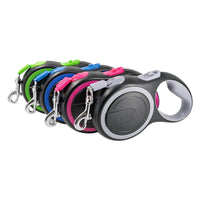HKM-5417277 Retractable Telescopic Pet Leash for Small to Medium Dogs, Comfortable Handle, Adjustable Length