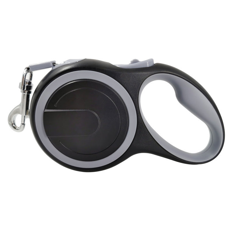 HKM-5417277 Retractable Telescopic Pet Leash for Small to Medium Dogs, Comfortable Handle, Adjustable Length