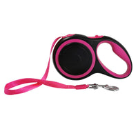 HKM-5417277 Retractable Telescopic Pet Leash for Small to Medium Dogs, Comfortable Handle, Adjustable Length