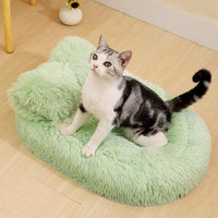 HKM-5417533 Cozy Anti-Slip Pet Nest Bed for Small Dogs and Cats - Perfect for Winter Comfort