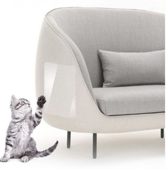 HKM-5417661 Transparent PVC Cat Scratch Stickers for Biting Fun - 15x100cm & 30x100cm Sizes Available