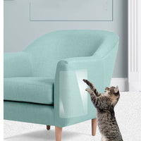 HKM-5417661 Transparent PVC Cat Scratch Stickers for Biting Fun - 15x100cm & 30x100cm Sizes Available