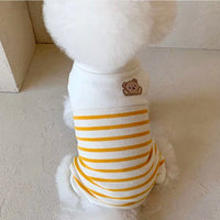 HKM-5418045 Lightweight Summer Anti-Lint Pet Apparel - Casual Belly Clothes for Cats and Dogs