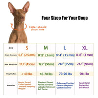 HKM-5419453 Dog Training Stimulation Chain Collar for Effective Pet Training and Control