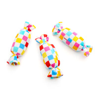 HKM-5422909 Candy Square Puzzle Dog Toy with Sound for Interactive Play and Dental Care