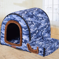 HKM-5423293 Portable Removable Dog House with Washable Fabric for Large Breeds