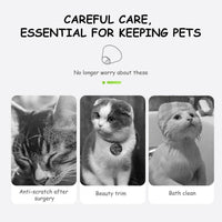 HKM-5424701 Soft Adjustable Pet Recovery Collar for Cats and Small Dogs ¨C Lemon Design E-Collar for Post-Surgery Care and Wound Healing